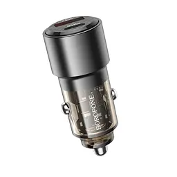 Автомобільний зарядний пристрій BOROFONE BZ20A Smart 83W dual port PD65W+QC3.0 - мініатюра 2