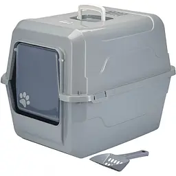 Туалет для котів AnimAll CNR 143 закритий сірий 