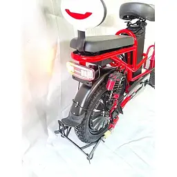 Електровелосипед Minako Monster Pro 16" 1000W 60V 30Ah гідравлічні гальма червоний - мініатюра 10