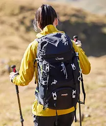 Рюкзак туристичний Xiaomi Yopin Skyler Outdoor Bag 50 літрів чорний (6972311348666) - мініатюра 3
