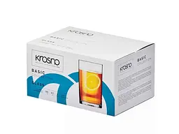 Набір склянок KROSNO високих 250 мл 6 шт BASIC