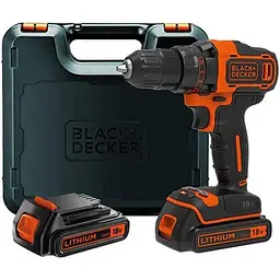 Дриль-шуруповерт Black+Decker BDCDD186KB [119538] - мініатюра 4