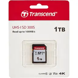 Карта пам'яті Transcend SDXC 300S 1TB UHS-I U3 Class 10 V30 (TS1TSDC300S) [112850] - мініатюра 7