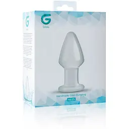 Скляна анальна пробка Gildo Glass ButtPlug No. 25 - мініатюра 4