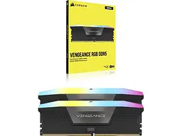 Модуль пам'яті Corsair 16 GB (2x8GB) DDR5 6000 MHz Vengeance RGB Black (CMH16GX5M2E6000Z36) - мініатюра 3