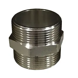Ніпель Solomon 1 1/2″ ЗЗ нікель 8205 - мініатюра 2