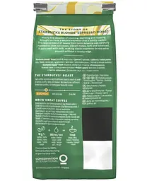 Кофе Starbucks Blonde Espresso Roast, в зернах, 450 г (913249) - мініатюра 2