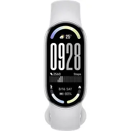 Фітнес браслет Xiaomi Smart Band 10 BHR07PSGL Срібний (1146725) - мініатюра 2