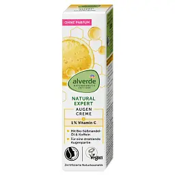 Крем Alverde Naturkosmetik Natural Expert 1% з вітаміном С для шкіри навколо очей 15 мл - мініатюра 2