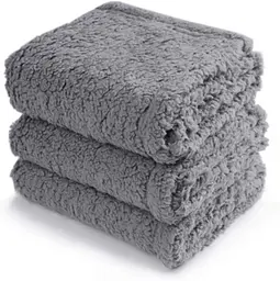 Ковдра для тварин Derby Calming Blankets Fluffy Premium Fleece сірий 60х80 см