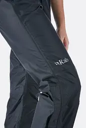 Трекінгові штани Rab Downpour Pants wmns 14 Чорний - мініатюра 4