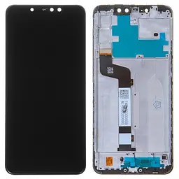 Дисплей для Xiaomi Redmi Note 6 Pro, чорний, з рамкою, High, M1806E7TG, M1806E7TH, M1806E7TI
