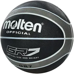 Баскетбольний м’яч Molten GR7 №7 гумовий 12 панелей для вуличного та залового баскетболу 560 г - мініатюра 5
