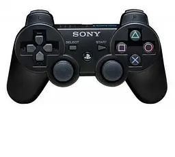 Бездротовий джойстик PS3 DualShock (чорний) - мініатюра 2