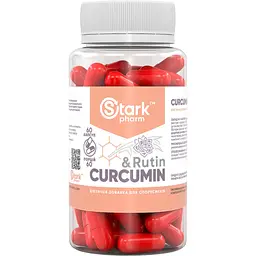 Куркумін Stark Pharm Stark Curcumin 500 мг 60 капсул (100-84-8040927-20) - мініатюра 2