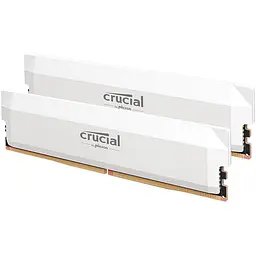 Модуль пам'яті Crucial DDR5 32GB (2x16) PRO 6400Mhz White (CP2K16G64C38U5W)