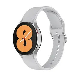 Ремінець для Samsung Galaxy Watch 5 40mm - сірий ширина кріплення 20мм силікон Watchbands Galaxy OneLine (W42-3WB31331757) - мініатюра 2