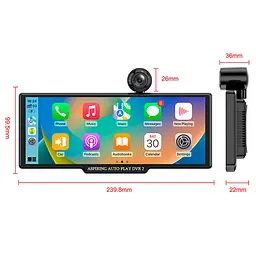 Автомонітор Aspiring Auto Play DVR 2, Magnet, CarPlay, Android auto - мініатюра 9