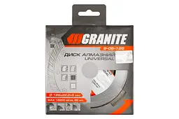 Диск відрізний алмазний MasterTool по кераміці мармуру Granite 125 мм - мініатюра 2