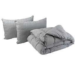 Ковдра силіконова Руно Soft Line 200х220 см з двома подушками 50х70 см