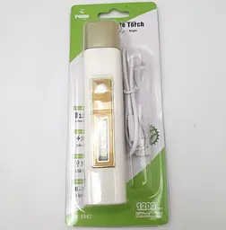 Ліхтарик акумуляторний ручний LED 3W+5SMD збоку панель порт USB з функцією PowerBank 1200mAh світить до 10 годин IWIN IW-5867 - мініатюра 8