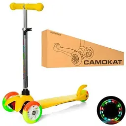Самокат дитячий iTrike Mini BB3-013-4-A-Y триколісний - мініатюра 2