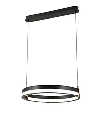Підвісна LED-люстра G 2919/500D 108W Чорний+Золото