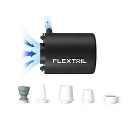 Акумуляторний насос Flextail Tiny Pump - компактний, двосторонній, чорний