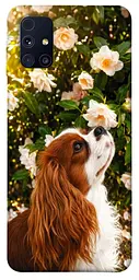TPU чехол Demsky Flower spaniel для Samsung Galaxy M31s