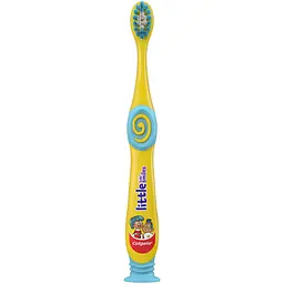 Дитяча зубна щітка Colgate Little Kids Smiles жовта - мініатюра 4