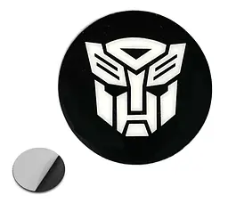 Наклейка з логотипом Transformer для автоключів d=15 мм Пластикова об'ємна (Завод)