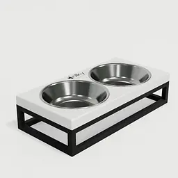 Hollky Base XS — миски на підставці для маленьких собак та котів (2 × 0,25 л) - мініатюра 3