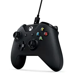 Геймпад Microsoft Xbox One Wireless Controller (Black) + USB Кабель для Windows - мініатюра 4
