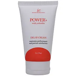 Потужний крем-пролонгатор Doc Johnson Power+with Yohimbe Delay Cream, 56 г - мініатюра 2