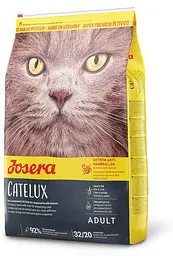 Josera Catelux - Сухий корм з птицею для котів зі схильністю до утворення грудок вовни - 12 кг