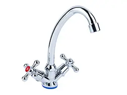 Змішувач AQUATICA QM 1/2 для кухні економ на гайці (9783100) (2шт в упак)