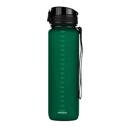 Пляшка для води UZSPACE 3038(Dark-Green) 1000 мл, темно-зелена - мініатюра 2
