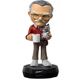 Фігурка Marvel Stan Lee with Grumpy Cat - Pow! MiniCo (Стен Лі) 14 см
