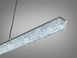 Сучасний лінійний LED підвіс Diasha 1105/1200BK чорний 27W 120 см для кухні та столу - мініатюра 5