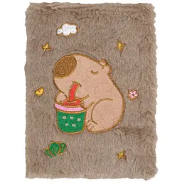 Блокнот А5 ZiBi Capybara 22 Kids Line плюшевий клітинка 80 аркушів (ZB.700043) - мініатюра 4