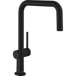 Змішувач Hansgrohe Talis M54 U 220 кухонний Matt Black 72806670 Чорний матовий