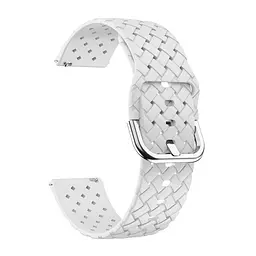 Ремінець Twist для Xiaomi Amazfit Bip Bip Lite Bip U Bip 1S Bip 3 - білий ширина кріплення 20мм силікон Watchbands (W31-7WB13160120) - мініатюра 2