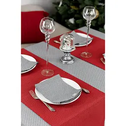 Серветка Прованс Merry Christmas 45х35 см сіра (31381) - мініатюра 5