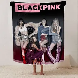 Плед 3D Black Pink 2871_B 13157 135х160 см - мініатюра 2