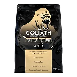Гейнер Syntrax Goliath Protein Gainer, 5.44 кг - Ваніль