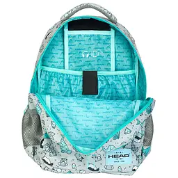 Рюкзак шкільний ортопедичний Head 3 HD-239 38х28х17 см сірий з бірюзовим (502019024) - мініатюра 3