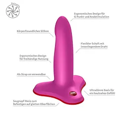 Фалоімітатор Fun Factory Limba Flex S, 12.2 см (фуксія) - мініатюра 6