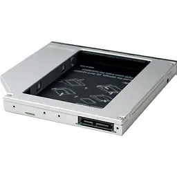 Фрейм-перехідник Grand-X HDD 2.5'' to notebook 12.7 mm ODD SATA/mSATA (HDC-25N) - мініатюра 2