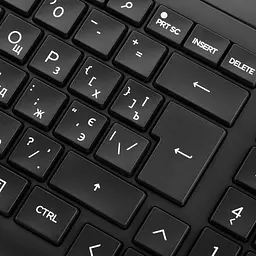 Клавіатура мембранна 460 Multi-Device key, BT, EN/UK, чорний HP teh0025005 - мініатюра 8