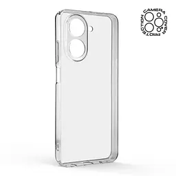 Прозрачный чехол для Xiaomi Redmi A5 4G (UA) с защитой камеры, тонкий, силиконовый, бесцветный, ударопрочный, противоударный бампер с закрытой камерой, ArmorStandart (ARM85938) - мініатюра 2